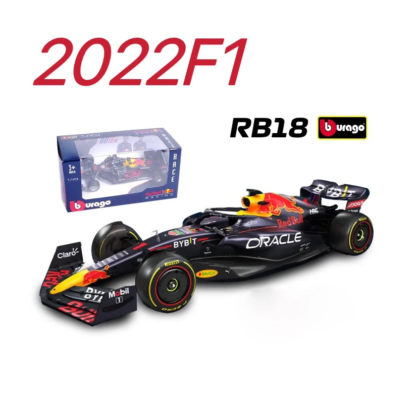 2022 Нов Bburago 1:43 F1 Red Bull Racing RB18 1# Ферстаппен 11 # Перес Специална Боя Formula One От Метална Сплав Супер Играчка Модел автомобил Изображение 0