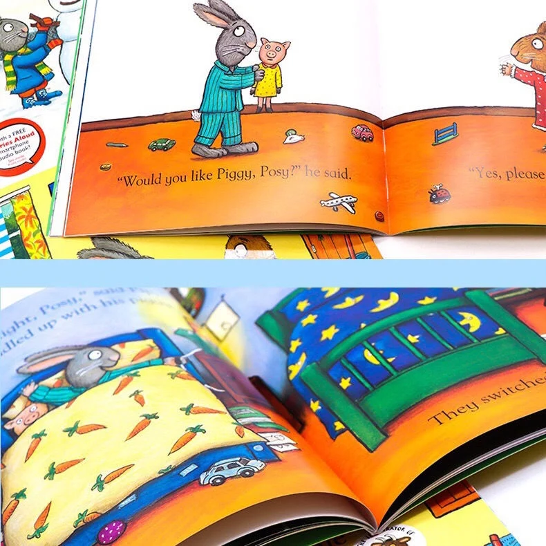 9 Тома Pip And Posy Английска оригинална книжка с картинки Детски обучение на емоционална интелигентност Образование книжка с картинки дете Изображение 3