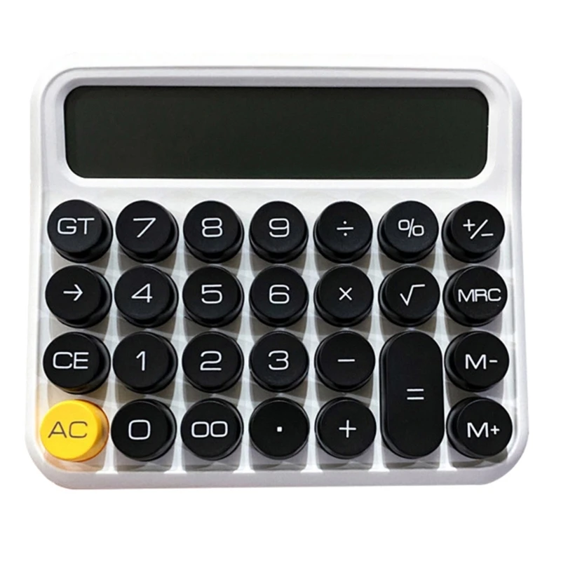 Настолен калкулатор DXAB 12-цифрен стандартен калкулатор с голям LCD дисплей офис калкулатор Основен калкулатор за домашна употреба Изображение 2
