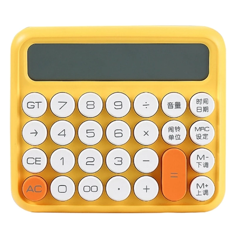 Настолен калкулатор DXAB 12-цифрен стандартен калкулатор с голям LCD дисплей офис калкулатор Основен калкулатор за домашна употреба Изображение 4