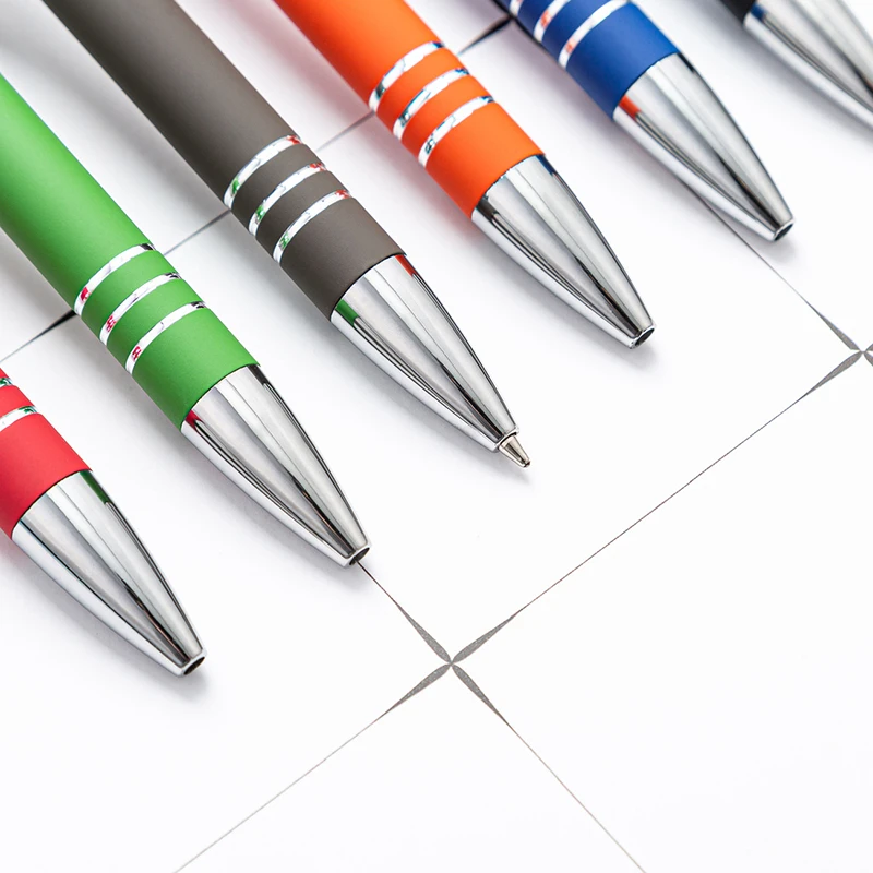 Нова метална химикалка писалка, конденсаторная дръжка, потребителски лого, рекламна химикалка химикалка, надпис, выгравированное име, ученически и офис консумативи Изображение 3