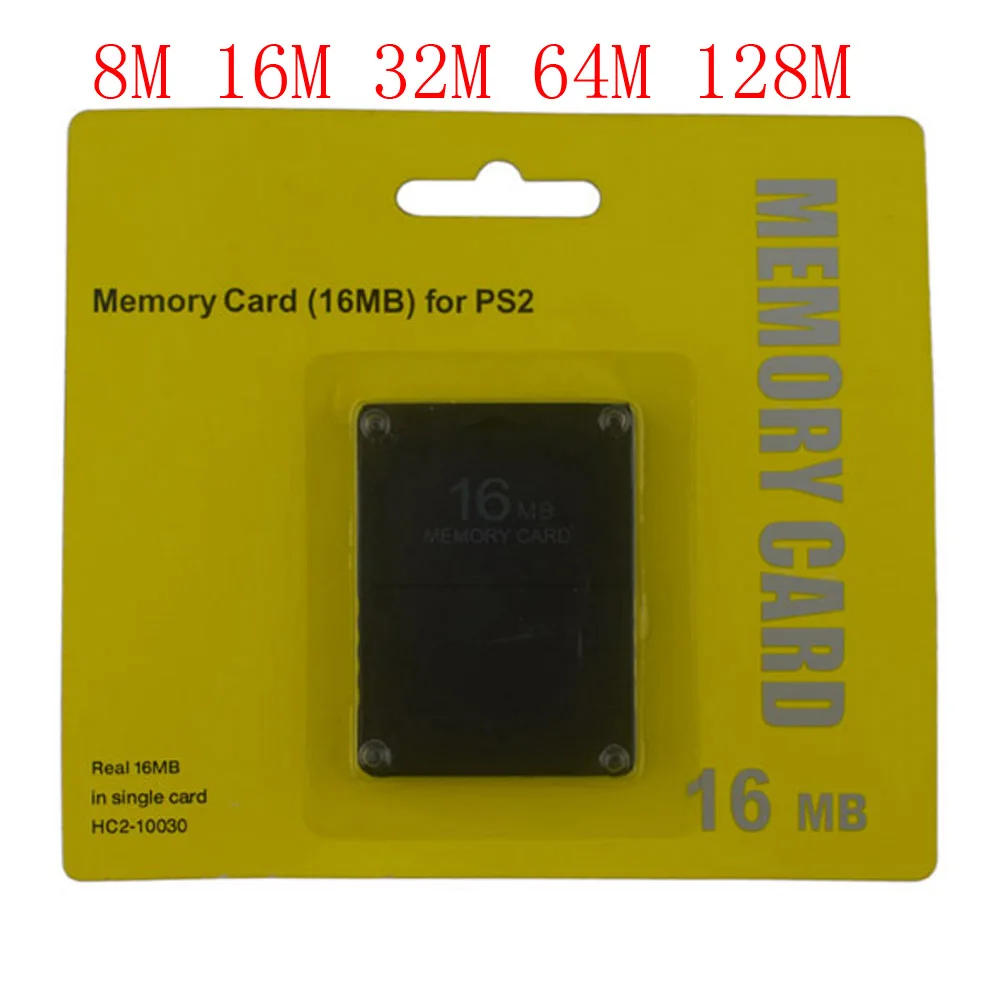 100 бр. много карти памет 8 16 32 64 128 MB за Sony PS2 игри Изображение 1