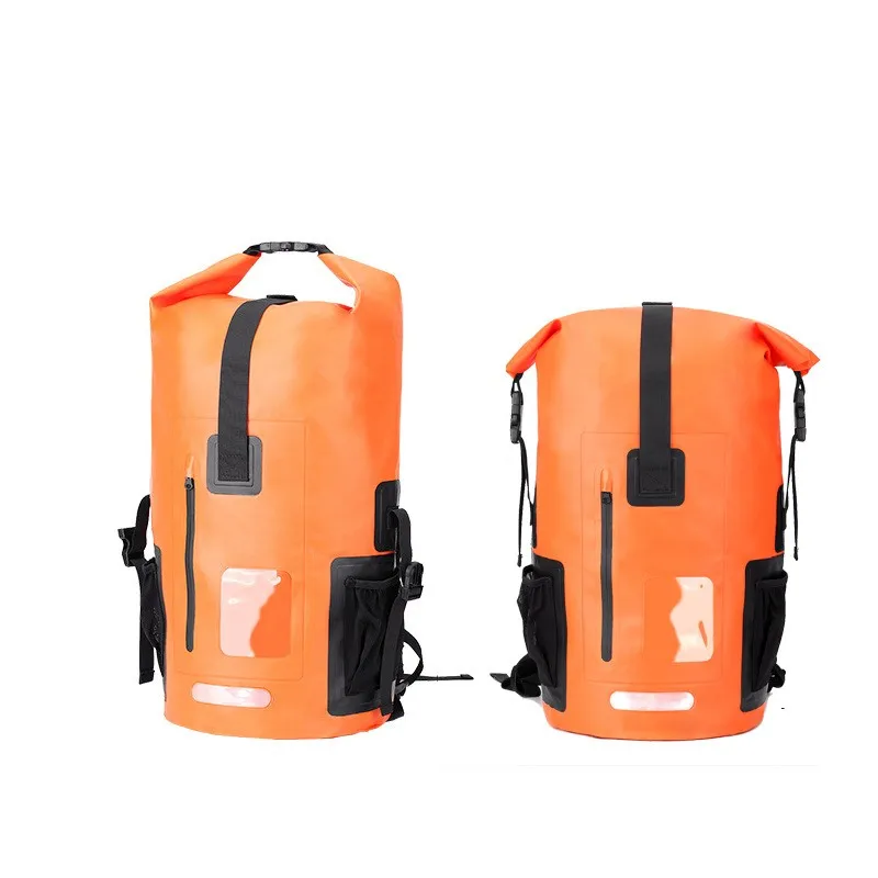 35Л, уличен водоустойчива раница с голям капацитет, сух пакет, устойчив на абразия IPX6, спортна чанта за плуване, за разходки, сърф, гмуркане Изображение 1