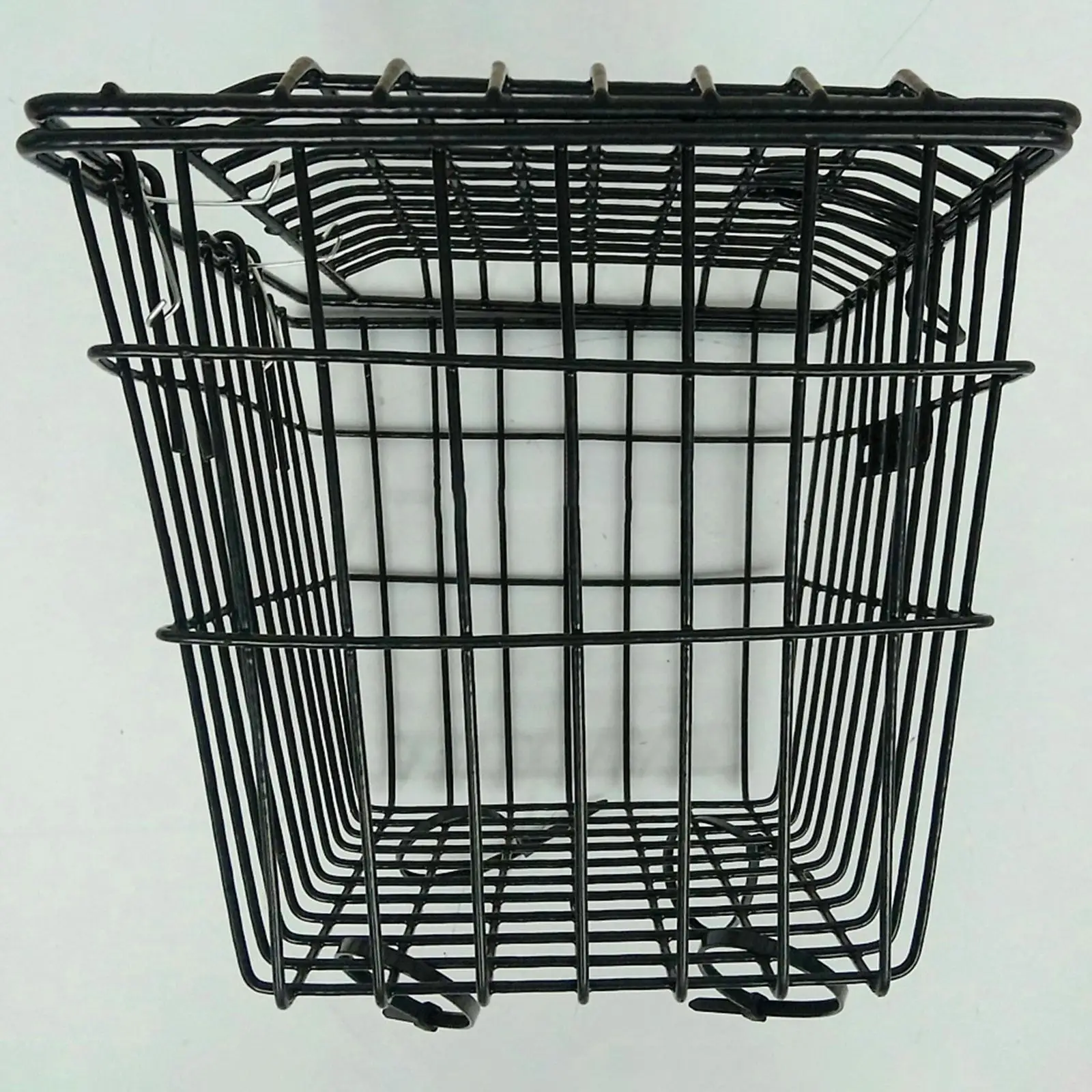 Задната част на велосипедна кошница от метална жица Лесна инсталация за повечето задните велосипедни стойки Изображение 2