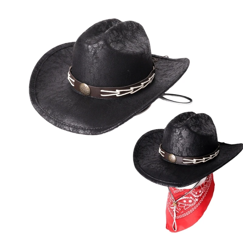 MXMB за катерене шапка дишаща джентльменская ковбойская шапка в западен стил Реколта шапка Изображение 0