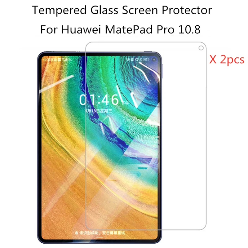 2 елемента Протектор на Екрана от Закалено Стъкло 9H За Huawei MatePad Pro 10.8 2020 2021 Защитно Фолио За Таблет Капитан Pad MRX-W09 W19 AL09 Изображение 0