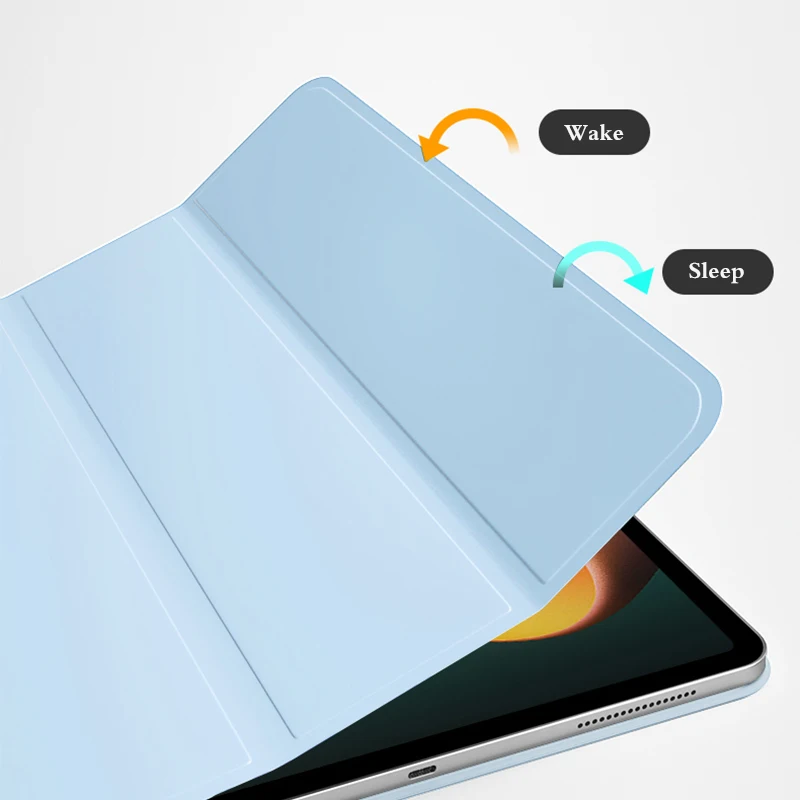 Калъф за таблет Xiaomi Pad 6 2023, предпазна скоба за XiaomiPad 6 Pro, 11-инчов трикуспидалната магнит, делото от изкуствена кожа Изображение 3