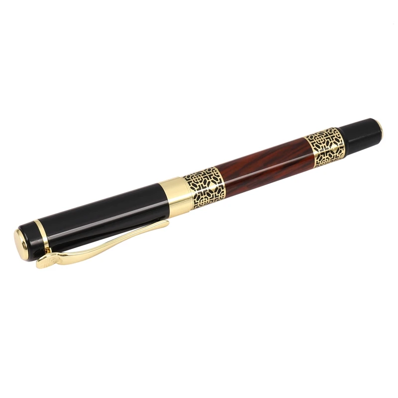 20X китайската класическа химикалка химикалка с валяк, елегантна химикалка химикалка от златист метал за офис, фирмен подарък за училище Изображение 3