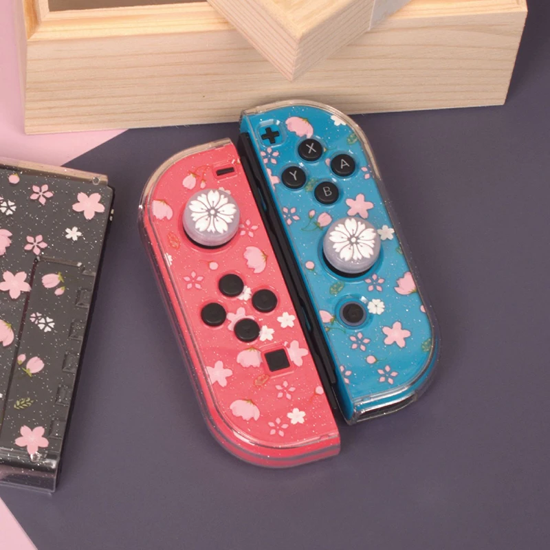 Прозрачен калъф Sakura за Nintendo Switch защитната обвивка твърд калъф за PC корпус игрова конзола NS Case Кутия за Nintendo Switch Изображение 4